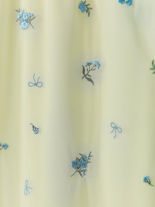 MARK FORMELLE Юбка 591593 152832 цветочки на лимонном льду