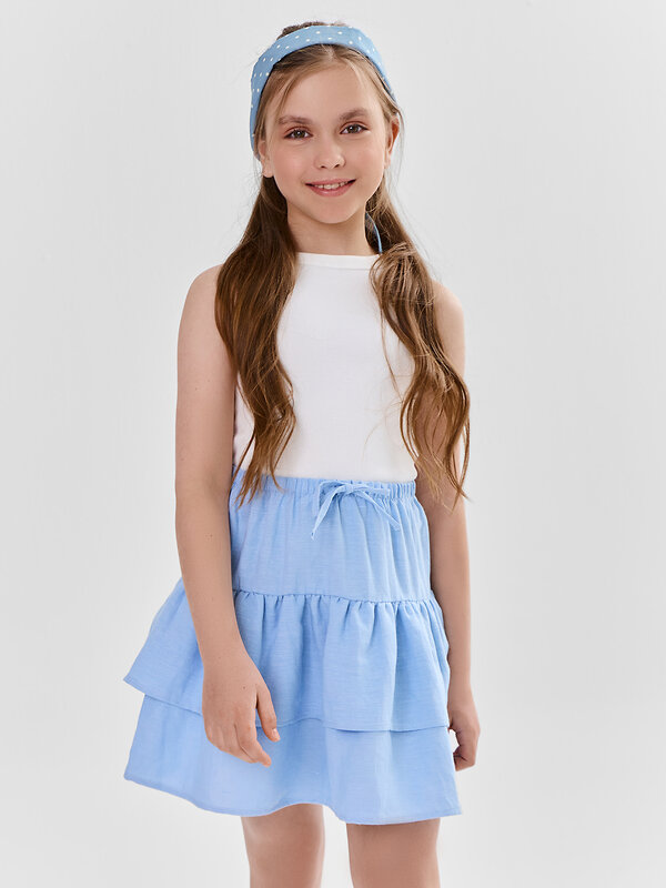 MARK FORMELLE Юбка 591596 157068 голубой