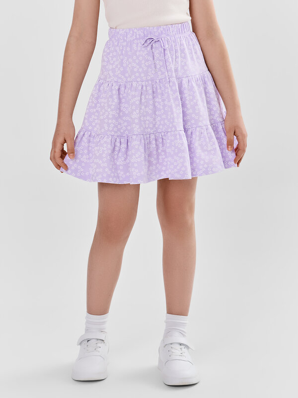 MARK FORMELLE Юбка 591597 157060 цветочки на лиловом