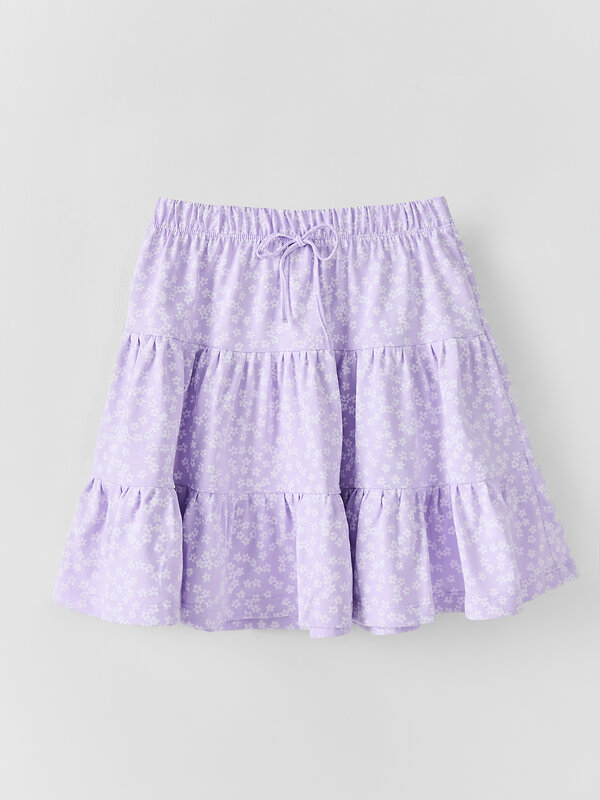 MARK FORMELLE Юбка 591597 157060 цветочки на лиловом