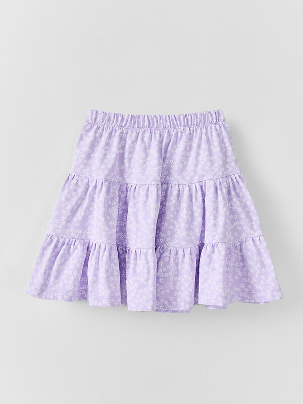 MARK FORMELLE Юбка 591597 157060 цветочки на лиловом