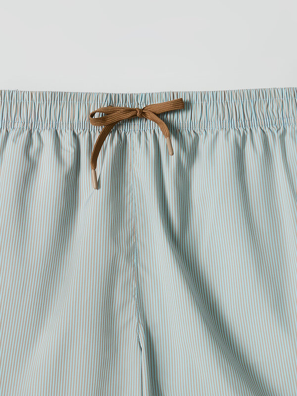 MARK FORMELLE Шорты 591609 701009 голубая полоска на бежевом