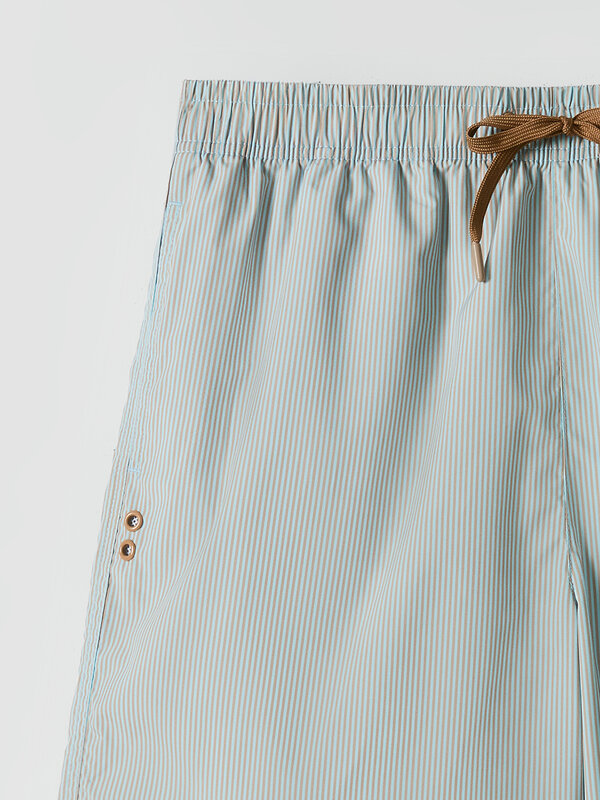 MARK FORMELLE Шорты 591609 701009 голубая полоска на бежевом