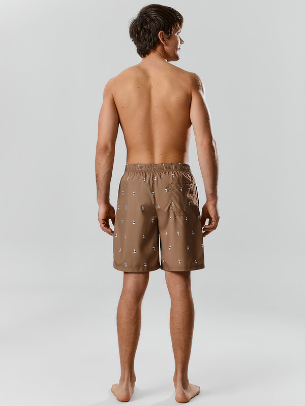 MARK FORMELLE Шорты 591611 701009 кораблики на коричневом