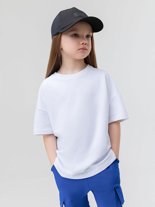 Bodo Футболка 591663 4-348MU белый (васильковый)