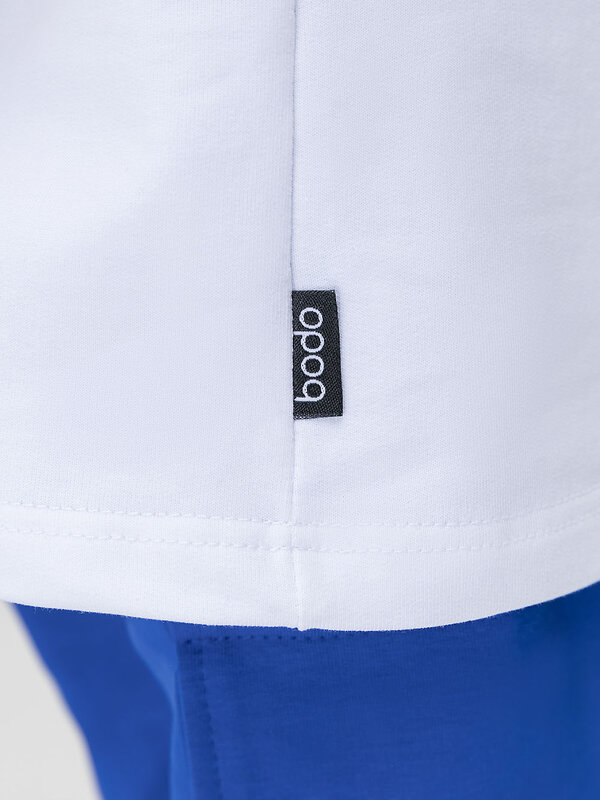 Bodo Футболка 591663 4-348MU белый (васильковый)