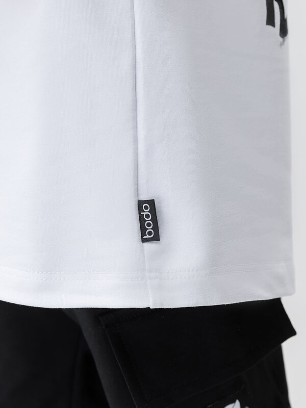 Bodo Футболка 591664 4-348MU белый (черный)