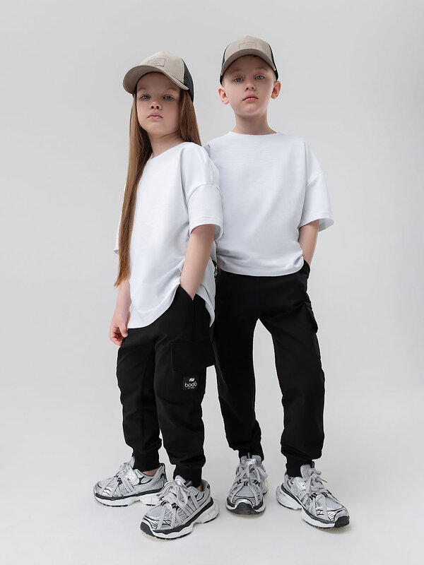 Bodo Футболка 591664 4-348MU белый (черный)