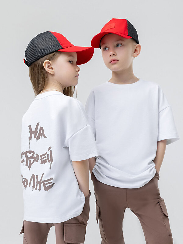 Bodo Футболка 591665 4-348MU белый (какао)