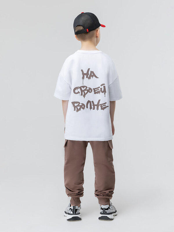 Bodo Футболка 591665 4-348MU белый (какао)