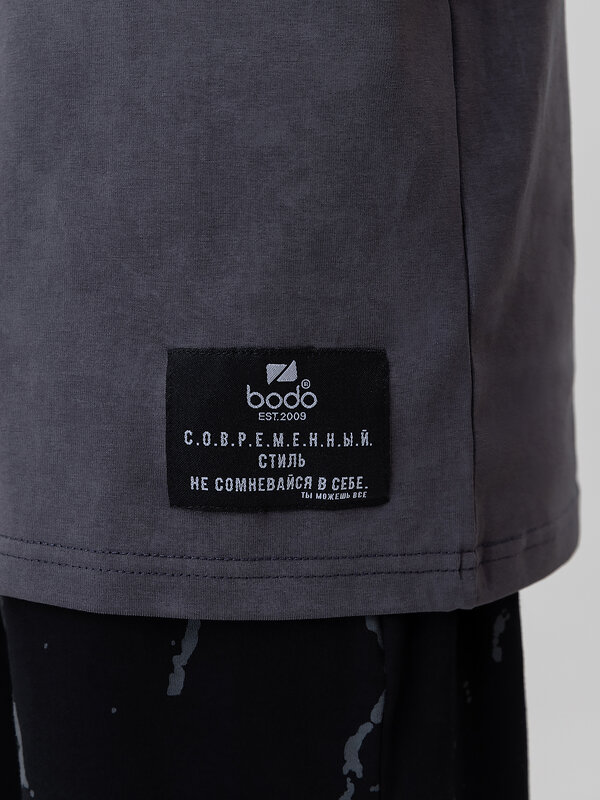 Bodo Футболка 591670 4-316MU серый