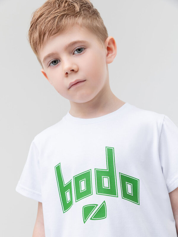 Bodo Футболка 591671 4-388MU белый (зеленый)