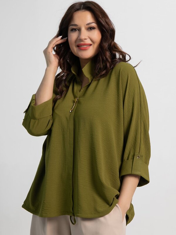 LT Collection Блуза 591681 Б15551-24М Зеленый