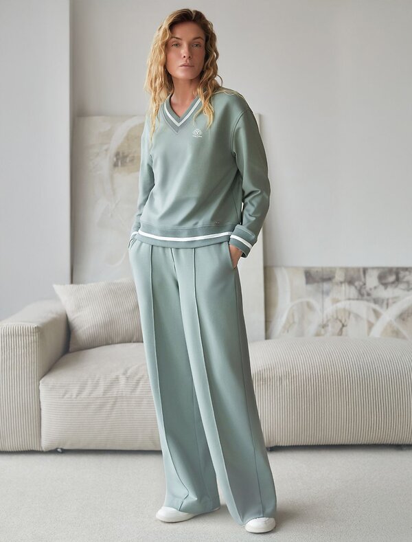 VILATTE Джемпер 591689 D49.083 св.оливковый