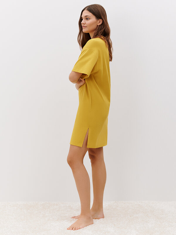 Omsa Сорочка 591703 OmD 0512D CONFETTI Сорочка женская(спущенный рукав), СО Oliva (Зеленый)