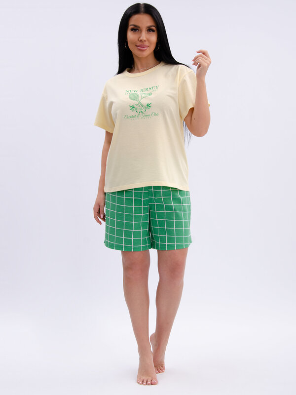 Malina Пижама 591718 3198 жёлтый/зелёный