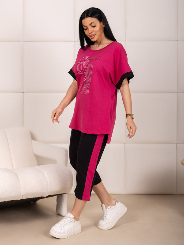 Текс-плюс Костюм 591758 00-00247256 Черный,брусничный