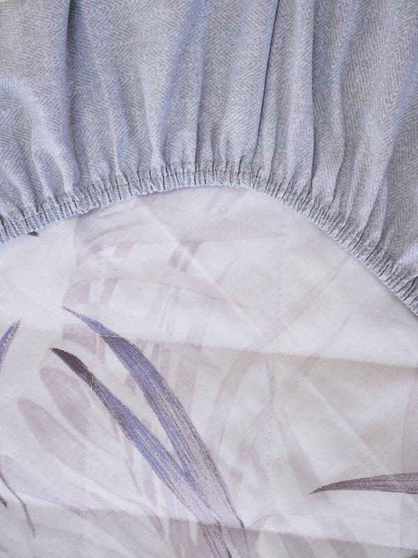 Текс-плюс КПБ Общий 591797 00-00246420 лето из поплина с простыней на резинке - Ночная тишина