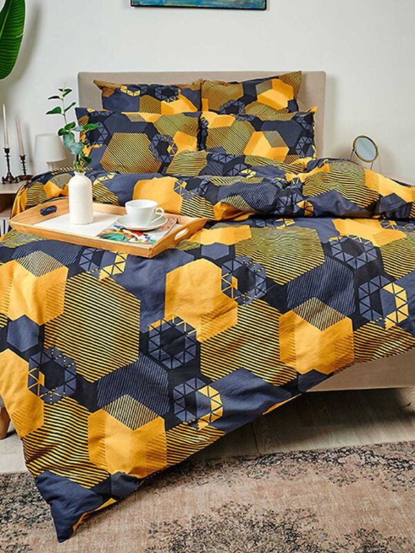 Текс-плюс КПБ Общий 591811 00000006999 Золотые шестигранники