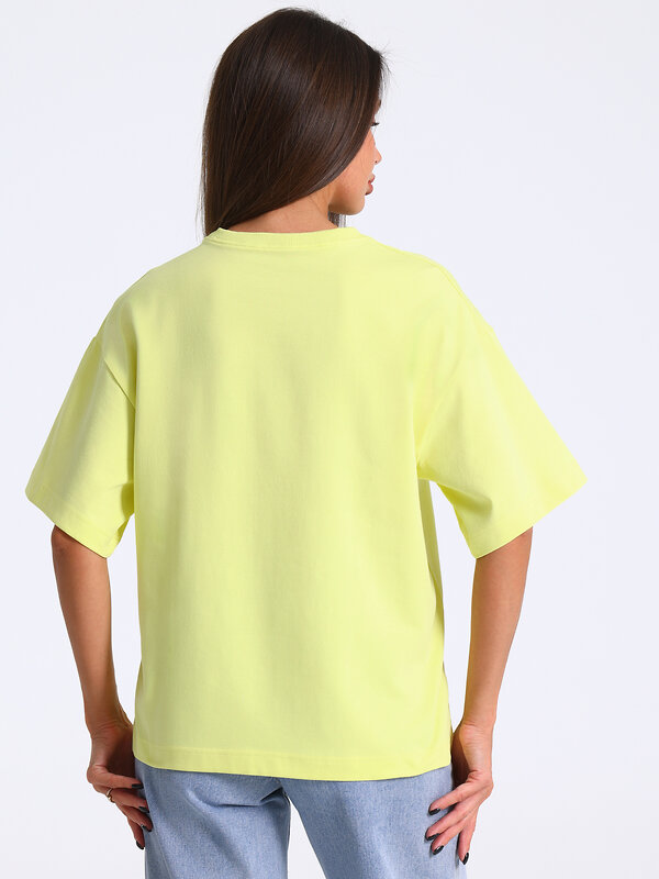 Апрель Футболка 591836 1ЖДФК4661804 светло-желтый
