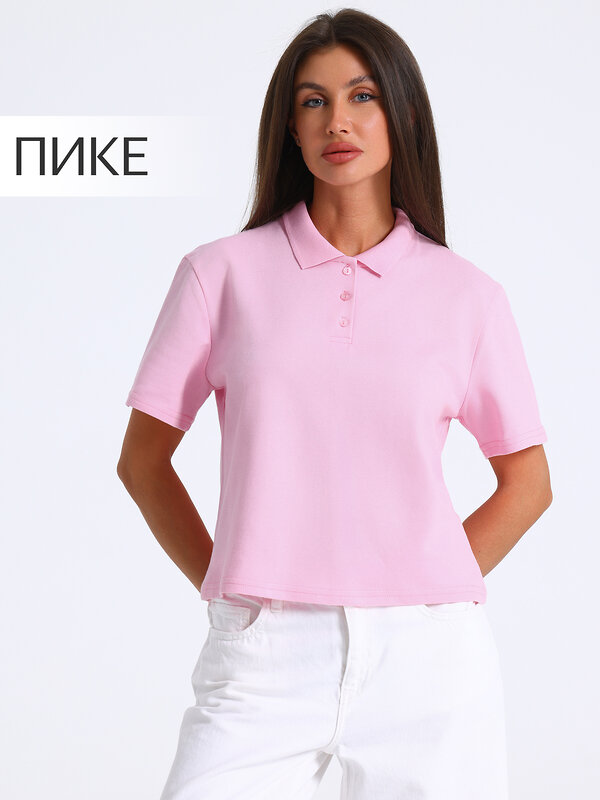 Апрель Футболка 591839 1ЖДПК4675090 светло-розовый