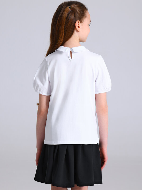 Апрель Блузка 591840 1ДДБК5097804 белый