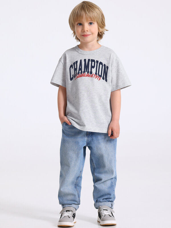 Апрель Футболка 591852 1ПДФК4331002 светло-серый