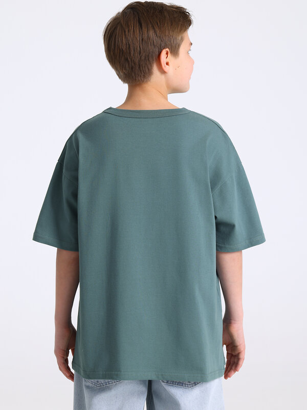 Апрель Футболка 591853 1ПДФК5011001 серо-зеленый