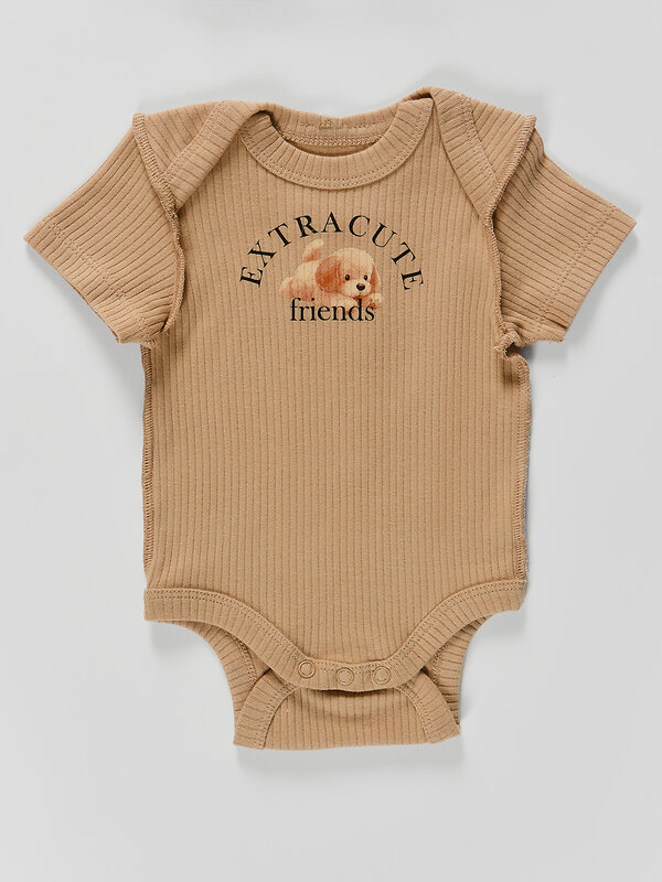 MARK FORMELLE Боди детское 591887 13015-1-2 ирландский крем +собачки на молочном