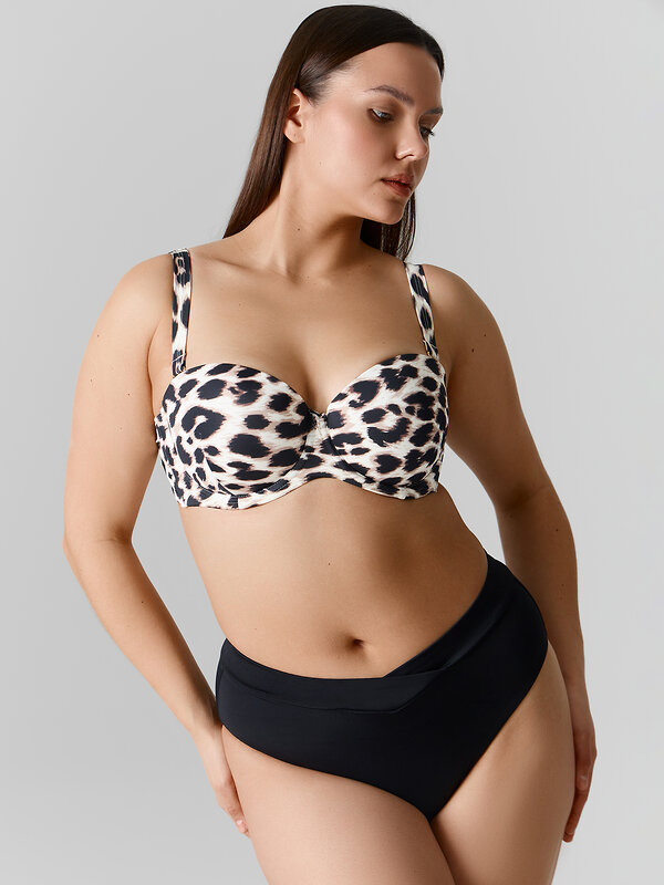MARK FORMELLE Бюстгальтер купальный 591900 732218 леопард на молочном
