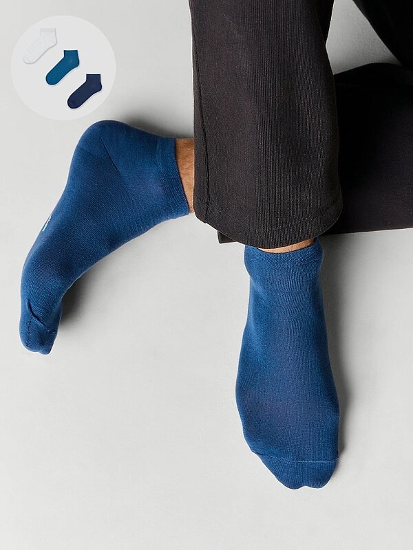 MARK FORMELLE Мужские носки 591917 101A-229 сер.меланж /джинсовый /т.синий/