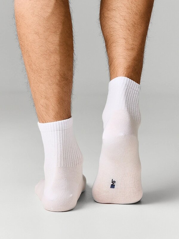 MARK FORMELLE Мужские носки 591918 106A-3084 белый /св.серый меланж /черный/