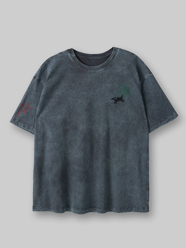 MARK FORMELLE Футболка 591949 112678 ACID WASH на железе +печать