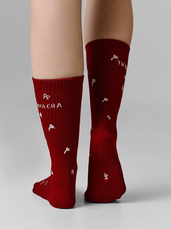 MARK FORMELLE Женские носки 591956 217K-3504 вишневый