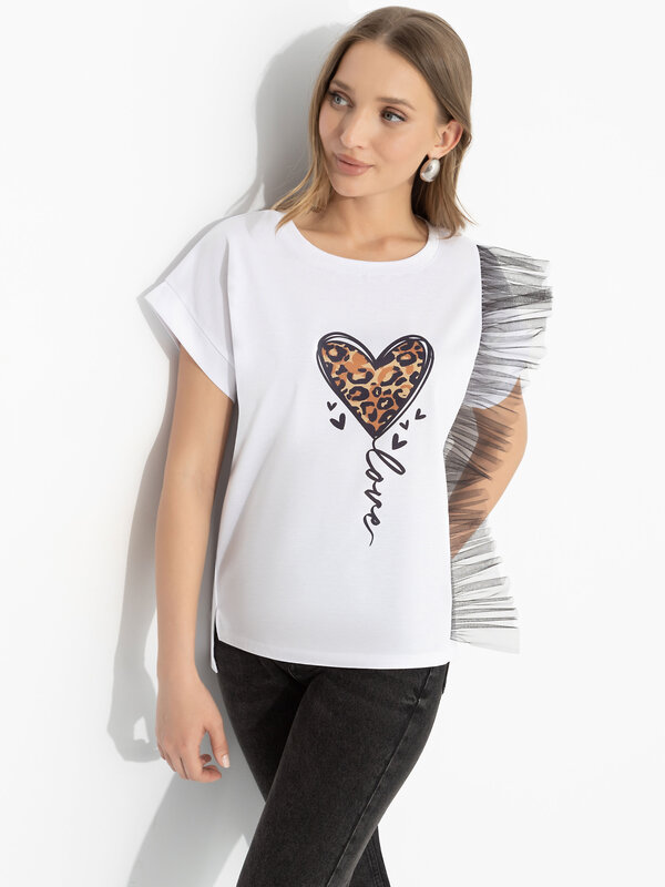 CHARUTTI Футболка 591977 12817 Белый