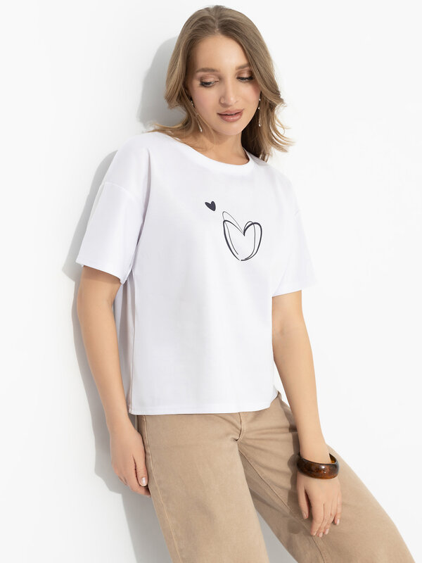 CHARUTTI Футболка 591979 12822 Белый