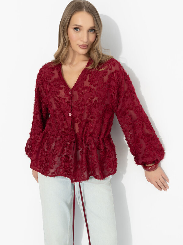 CHARUTTI Блуза 591991 12835 Бордовый