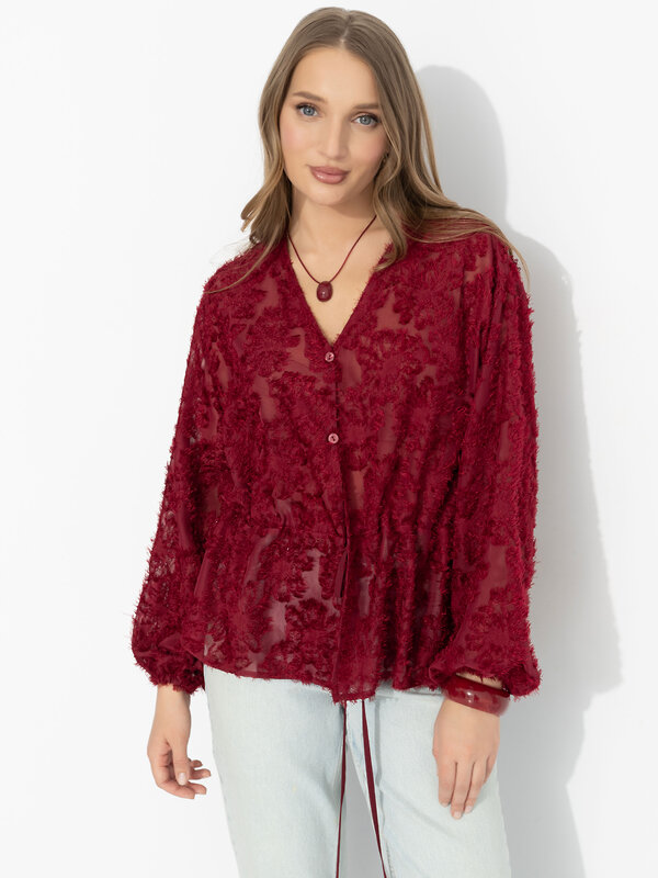 CHARUTTI Блуза 591991 12835 Бордовый