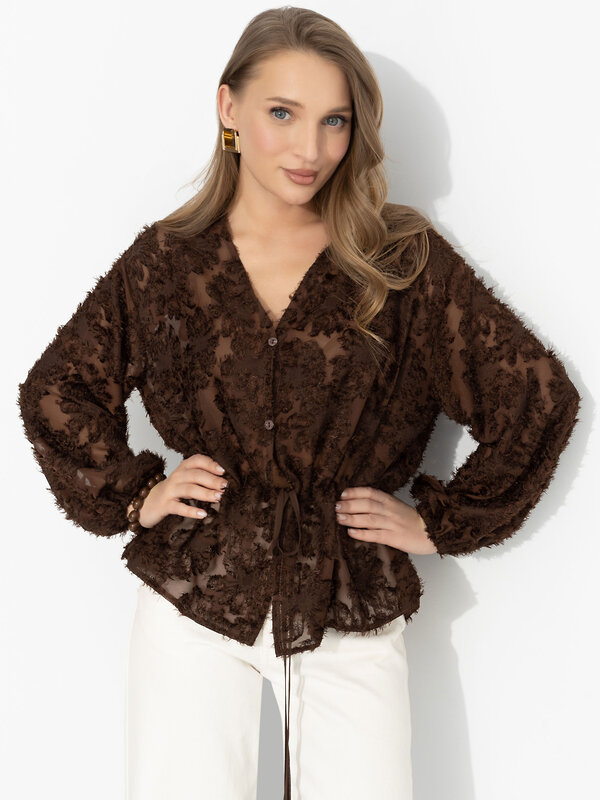 CHARUTTI Блуза 591992 12834 Коричневый