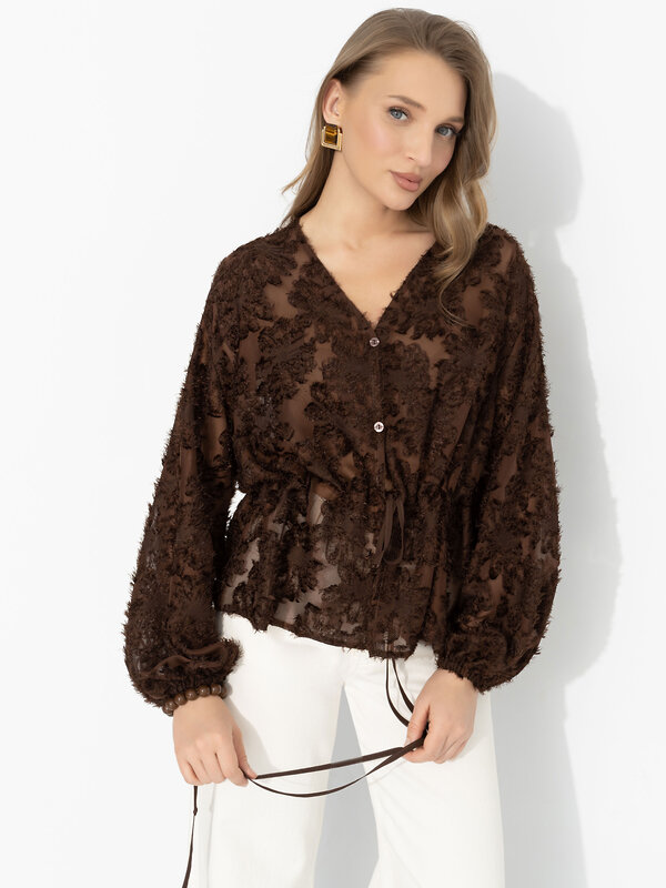 CHARUTTI Блуза 591992 12834 Коричневый