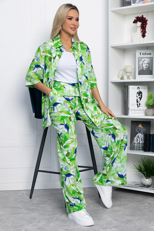 LT Collection Костюм 592012 К15409-7М зеленый