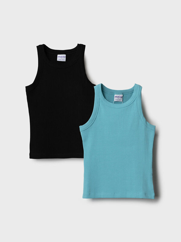 PLAYTODAY Майка 592036 12621587 black, light blue