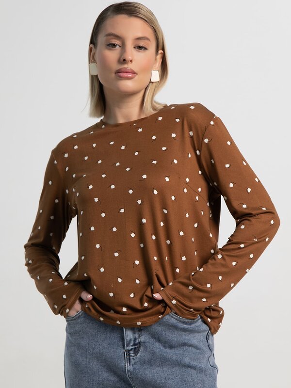 LT Collection Лонгслив 592044 Б15511-7М коричневый