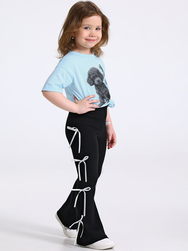 Апрель Брюки 592071 1ДББ5164023 черный+белый