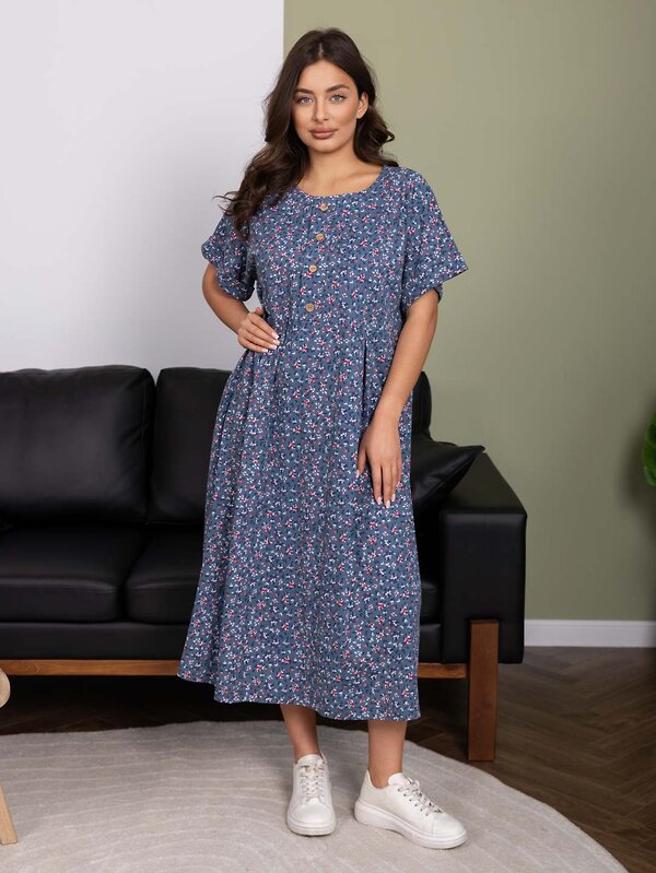 Текс-плюс Платье 592113 00-00248148 Серый