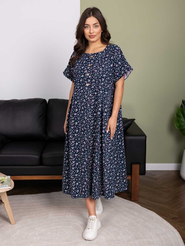 Текс-плюс Платье 592114 00-00248158 Темно-синий