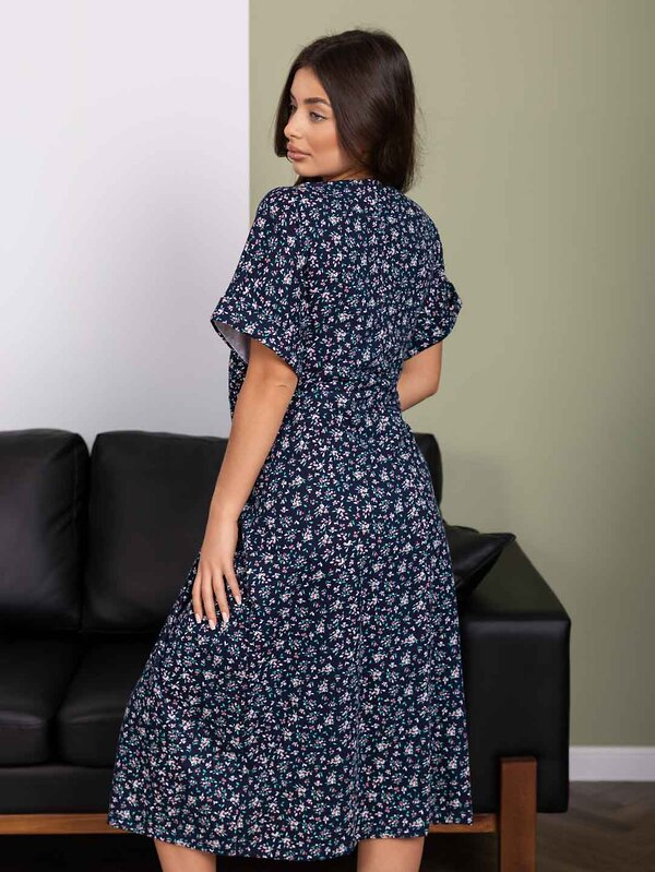 Текс-плюс Платье 592114 00-00248158 Темно-синий