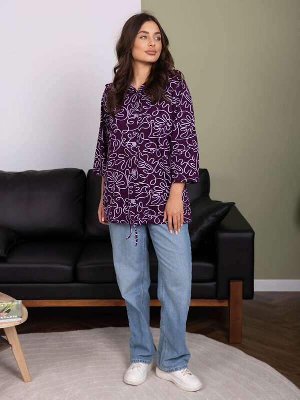 Текс-плюс Рубашка 592123 00-00248115 Фиолетовый