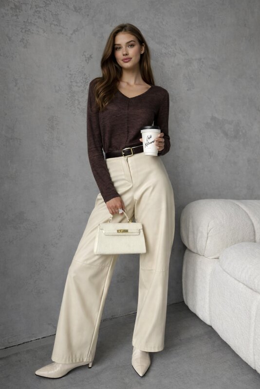 Binita Лонгслив 592150 1275-1 шоколадный