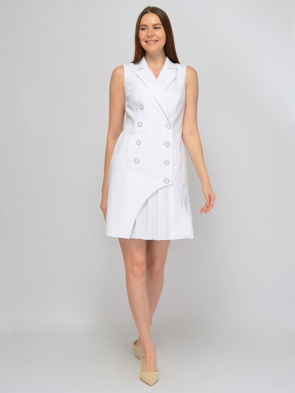 VISERDI Платье 592178 90392-бел 4561985 белый